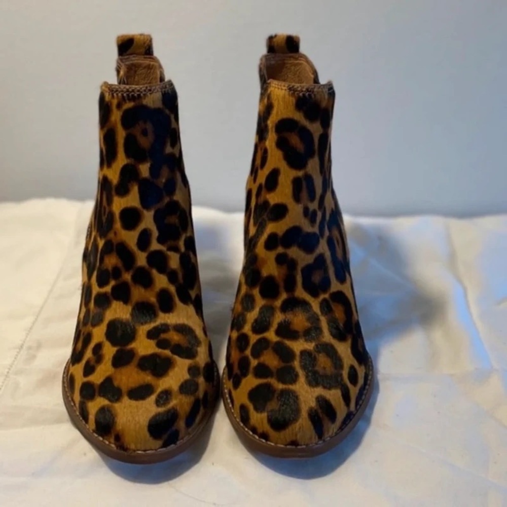Madewell Leopard Print Heeled Boots